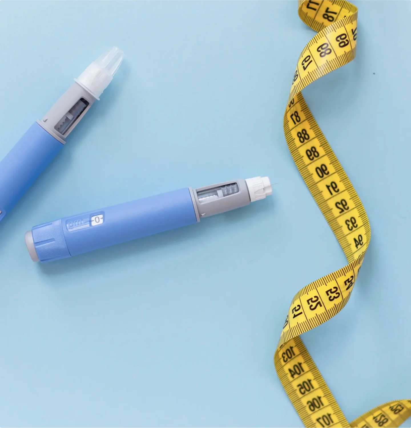 Illustrative image of unbranded injection pens